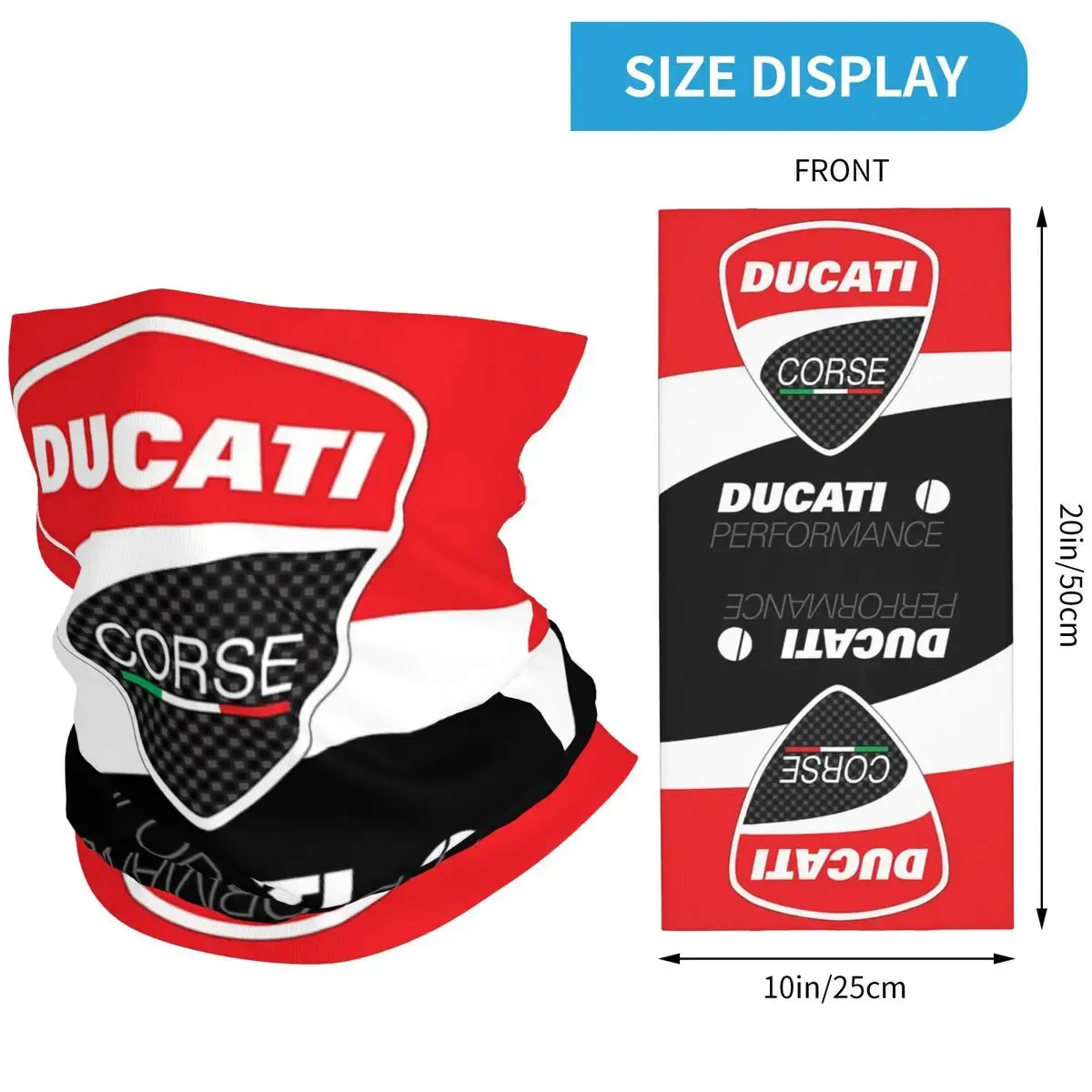 Ducatis Performance Balaclava Accessories Neck Cover Riding Motorcycle Bandana Mask Scarf For Men Women All Season 11