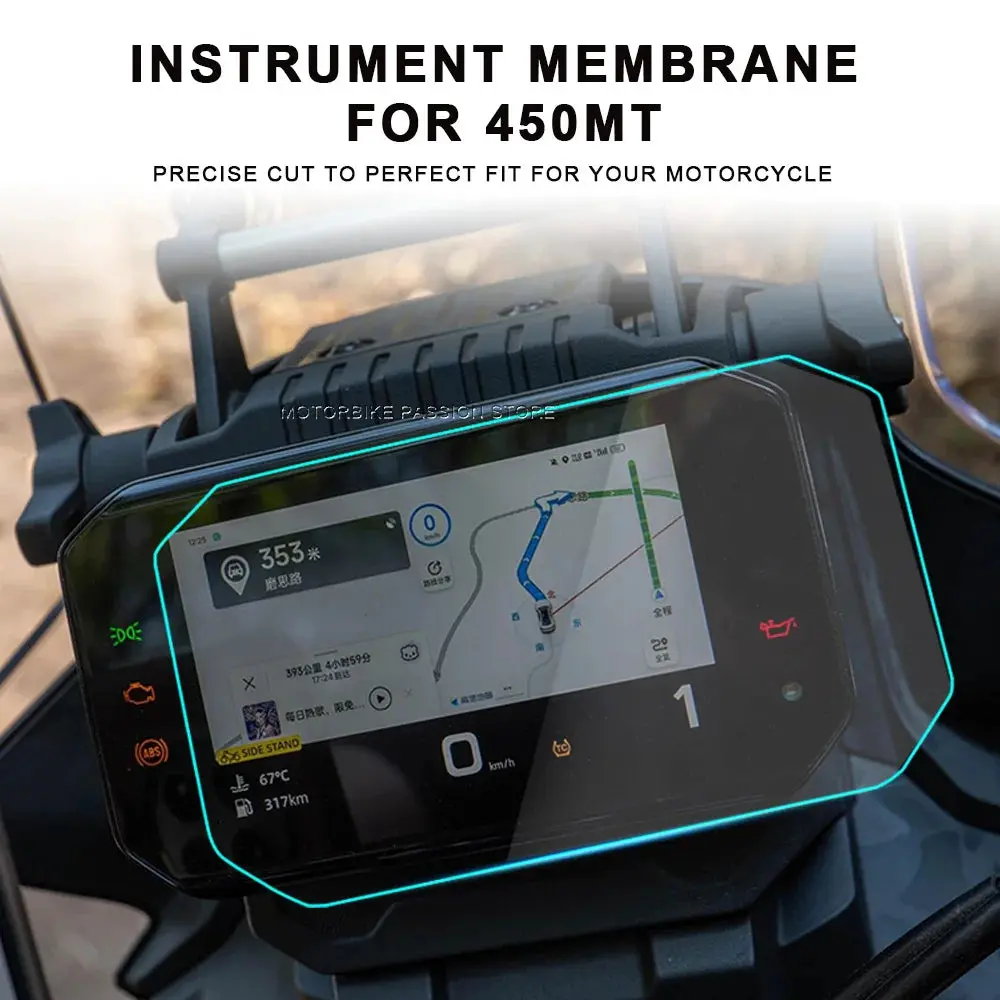 For Cfmoto 450Mt/450Nk Motorcycle  Scratch Cluster Screen Dashboard Protection Instrument Film 1