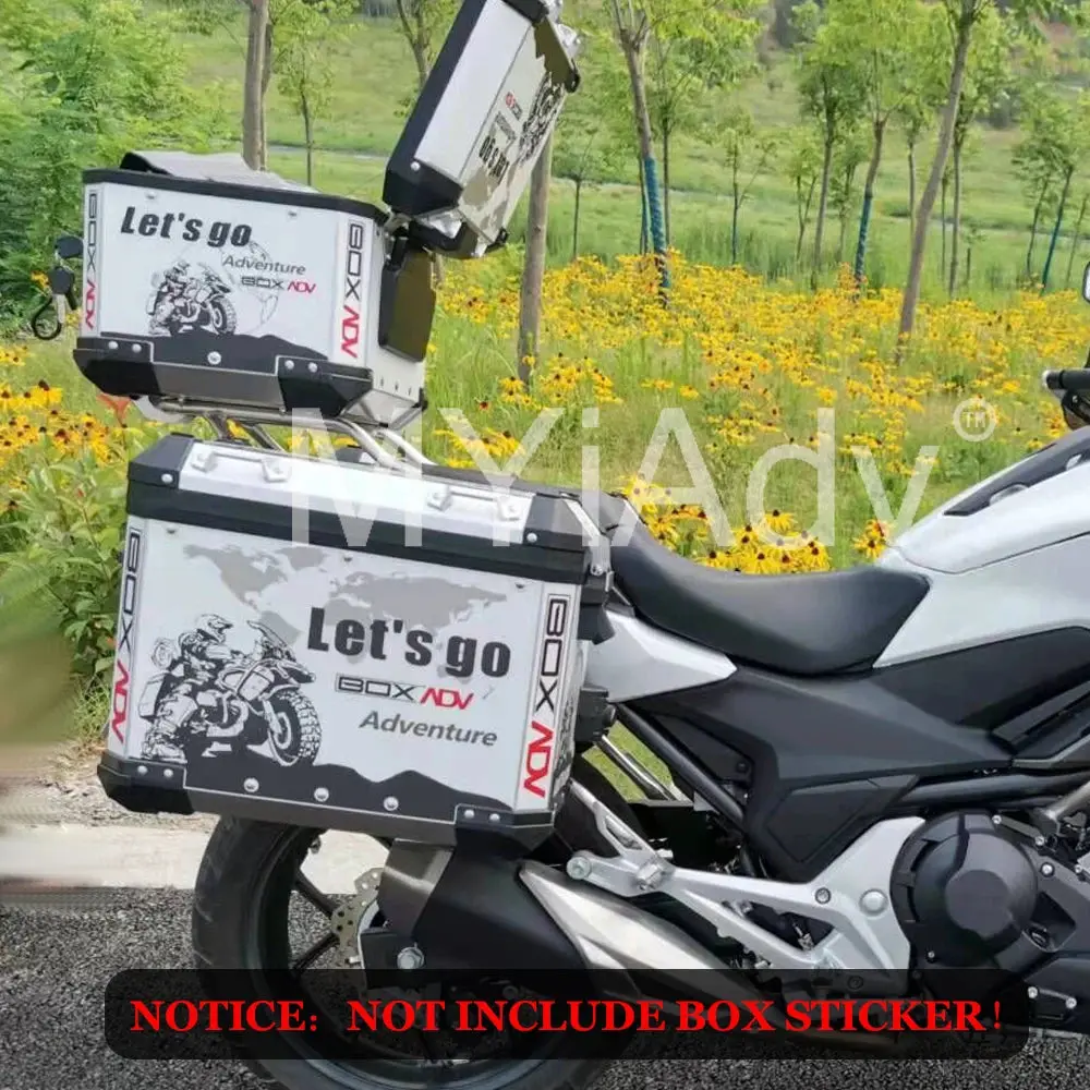 Motorcycle Helmet Box Top Tail Rear Luggage Storage Tool Cases Panniers With Bracket Rack For Honda Nc750x Nc 750 X/S 2021-2023 2