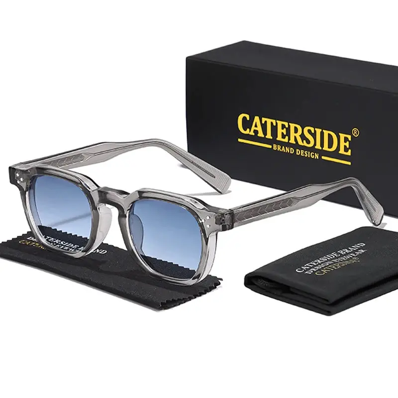 Caterside Fashion Men Sunglasses Small Frame Square Personalized Design Sun Glasses Women Travel Party Business Festival Gift 7