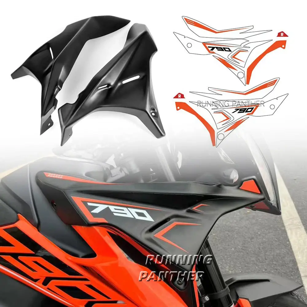 Motorcycle Front Fairing Side Panels Wind Deflector Windscreen Plate Cover For 790 890 Adv Adventure R S 2022 And Before Year 1