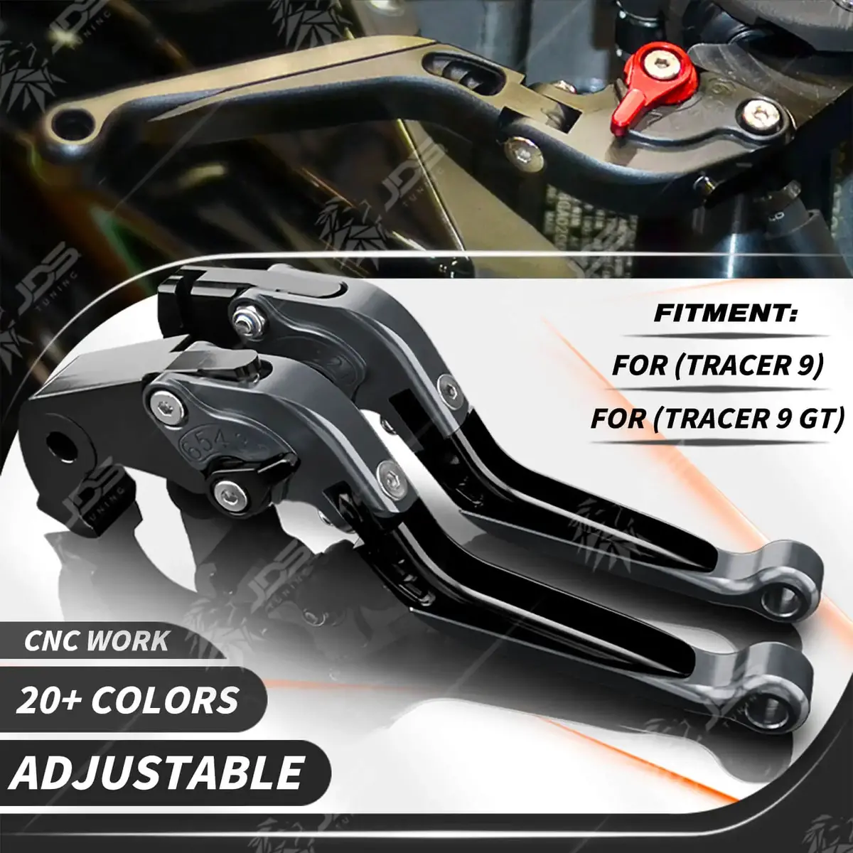 For Yamaha Tracer 9/Tracer 9 Gt Clutch Lever Brake Lever Set Adjustable Folding Handle Levers Motorcycle Accessories Parts 1