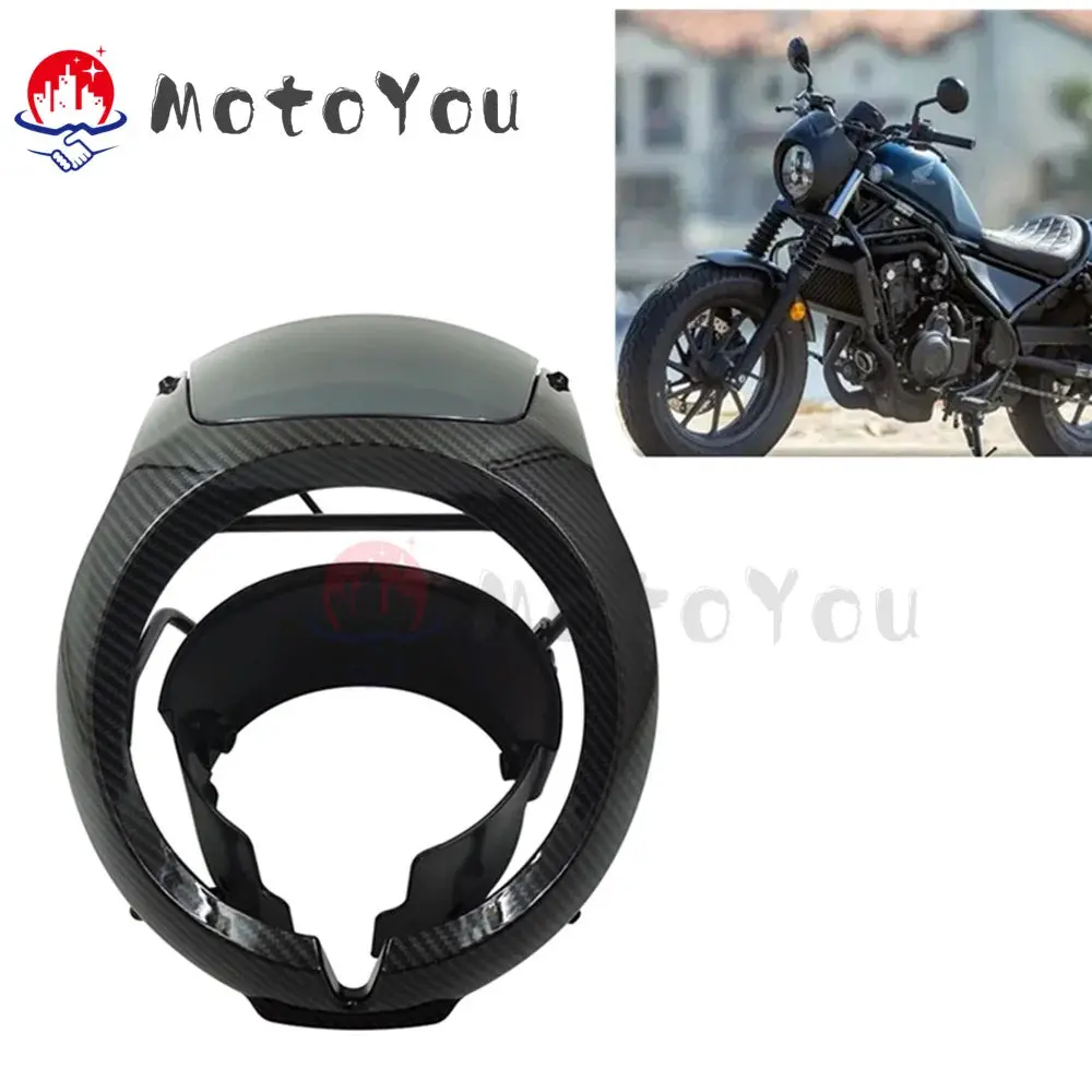 Headlight Fairing Windshield For Honda Cmx500 Cmx300 Rebel Cmx 500 300 Rebel500 2020-2021 Cowl Cover Mask Accessories 1