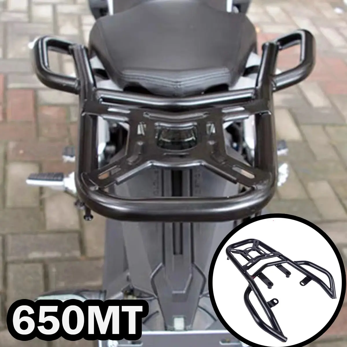 For Cfmoto Cf 650Mt Mt650 Mt 650 Mt Accessories Motorcycle Rear Luggage Rack Carrier Trunk Box Holder Support Shelf Bracket Grip 1