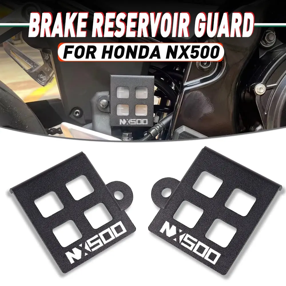 For Honda Nx500 2023 2024 Motorcycle Rear Brake Reservoir Guard Cover Pump Fluid Tank Oil Cup Case Protector Accessorie Nx 500 1