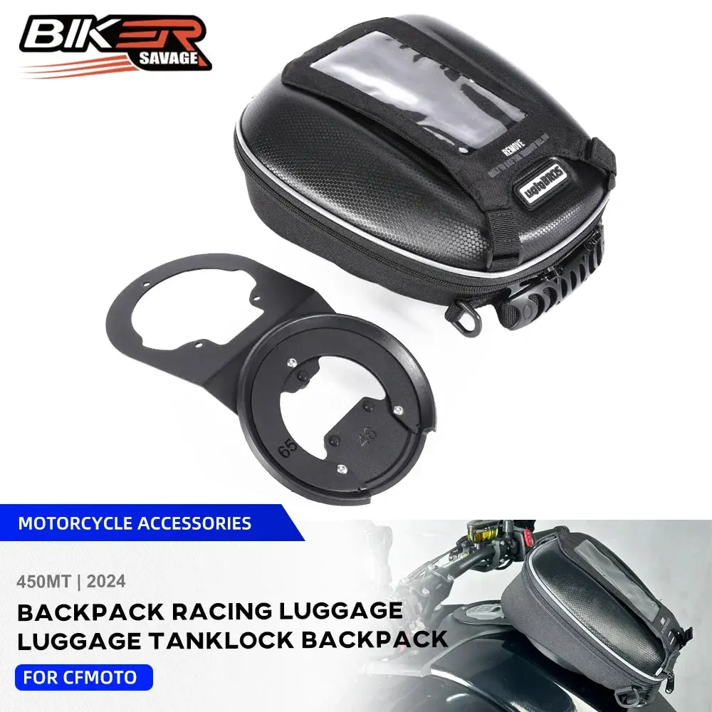For Cfmoto 450Mt 2024 Motorcycle Tank Bag Luggage For Cf-Moto 450 Mt 450-Mt Navigation Tanklock Bag Waterproof Racing Backpack 1
