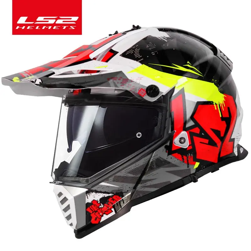 Capacete Ls2 Mx436 Motorcross Helmet Ls2 Pioneer Evo Off Road Helmets Casco Moto Casque 14