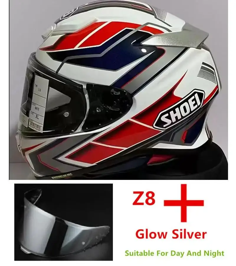 Shoei Z8 Full-Face Motorcycle Helmet – Advanced RF-1400 and NXR-2 Prologue TC-1 model for racing, motocross, and everyday street riding - Image 8