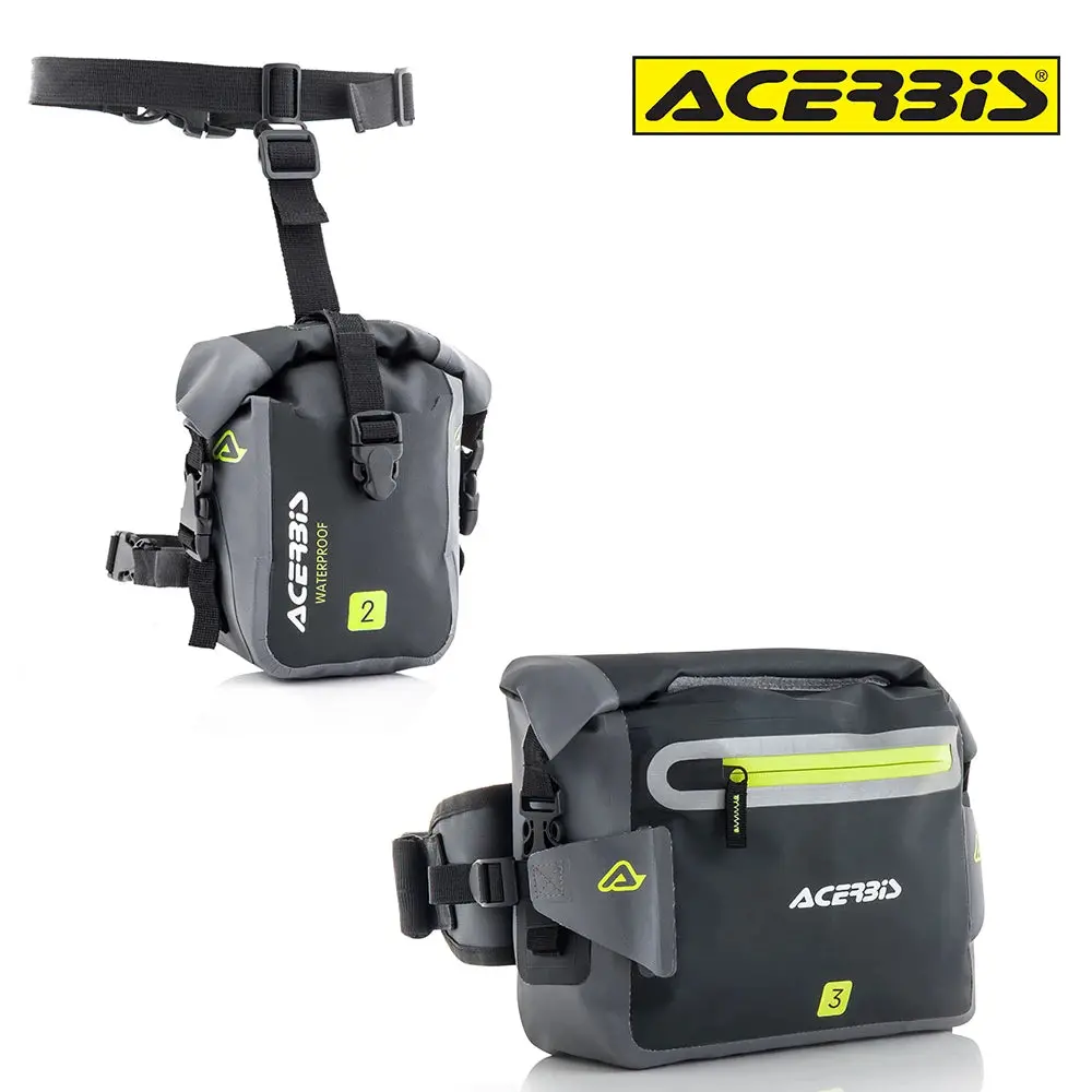 Acerbis Motorcycle Waterproof Bag Bumper Repair Tool Placement Bag Pack Leg Side Bag Belt Hip Bum Luggage Ride Bags Motorbike 1