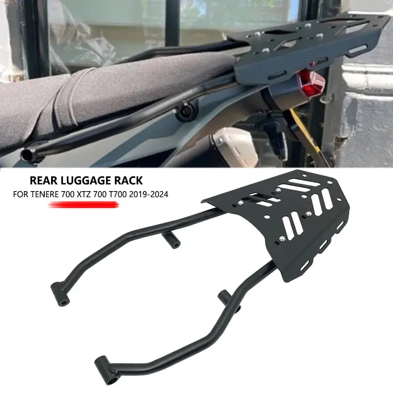 Tenere 700 Rear Luggage Rack For Yamaha Tenere700 Xtz 700 T700 2019-2023 2020 2021 2022 Motorcycle Top Case Rear Rack Carrier 1