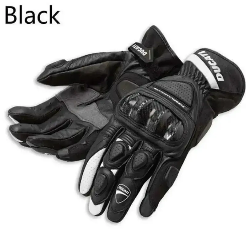 New Summer Winter Full Finger Ducati Motorcycle Gloves Gants Moto Luvas Motocross Leather Motorbike Guantes Moto Racing Gloves 3