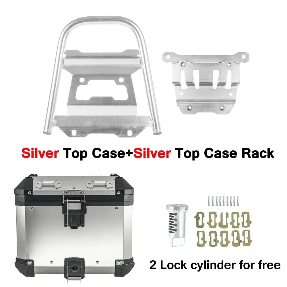 Motorcycle Aluminum Box Pannier Saddlebag Top Case Luggage Rack For Honda Xl750 Transalp Xl 750 2023 2024 Tail Side Box Bracket 5