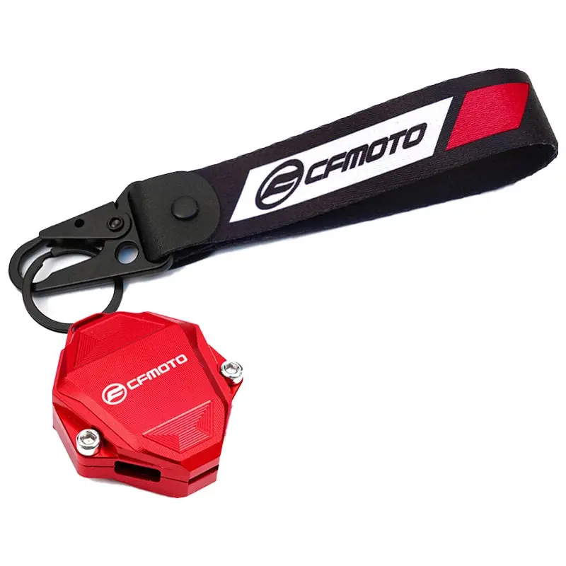 For Cfmoto Mt800 250Sr 450Sr 700Cl-X 800Mt Mt 800 My22 Motorcycle Accessories Key Cover Case Shell Embroidery Badge Keyring 8
