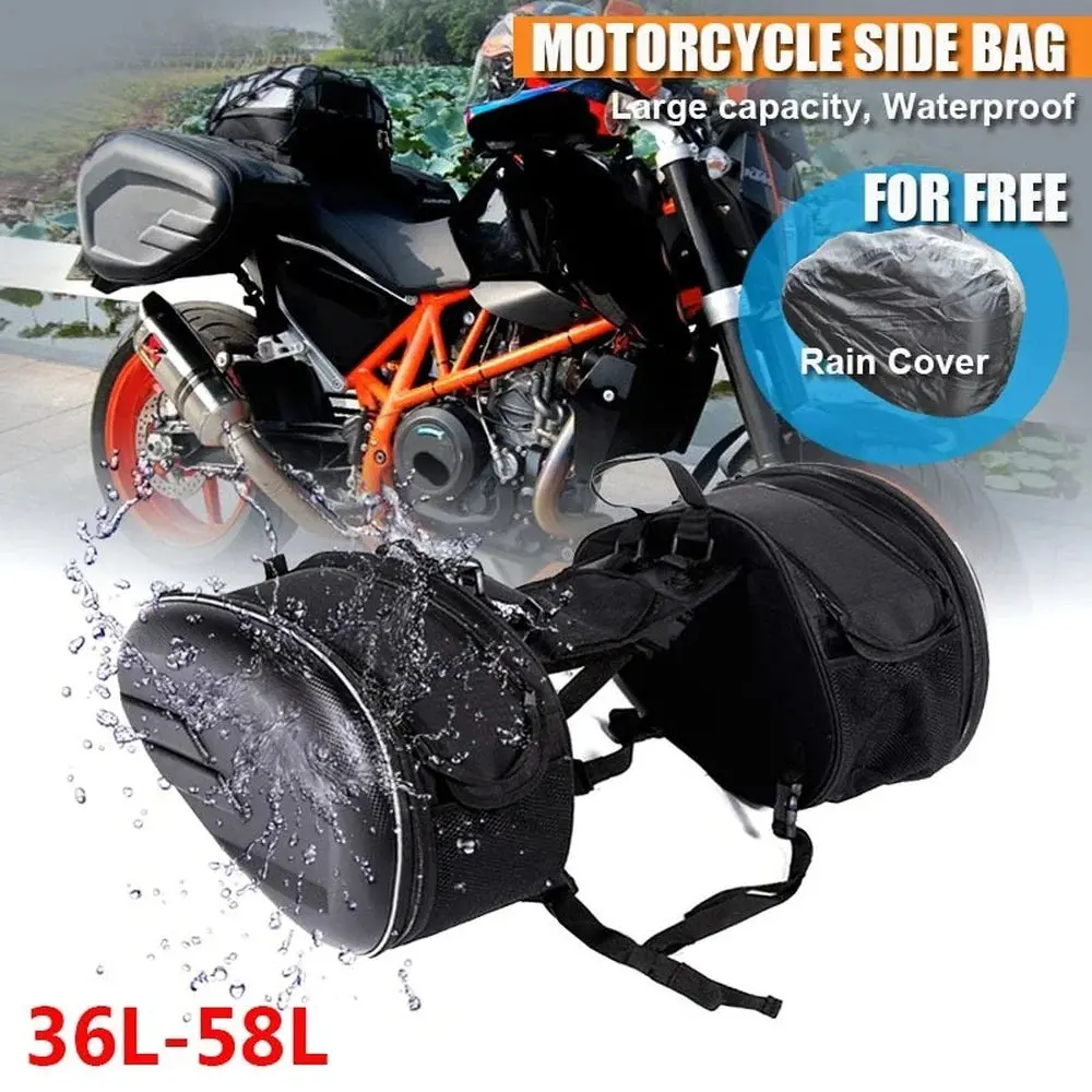 Newest Motorcycle Waterproof Racing Race Moto Helmet Travel Bags Suitcase Saddlebags Back Seat Bag For Bmw Kawasaki Yamaha Honda 1