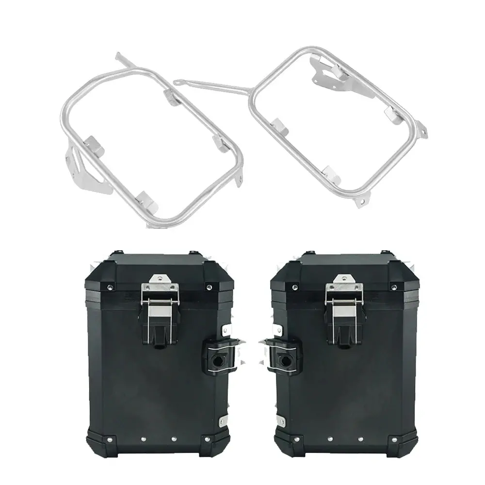 Motorcycle Helmet Box Top Tail Rear Luggage Storage Tool Cases Panniers With Bracket Rack For Honda Nc750x Nc 750 X/S 2021-2023 4
