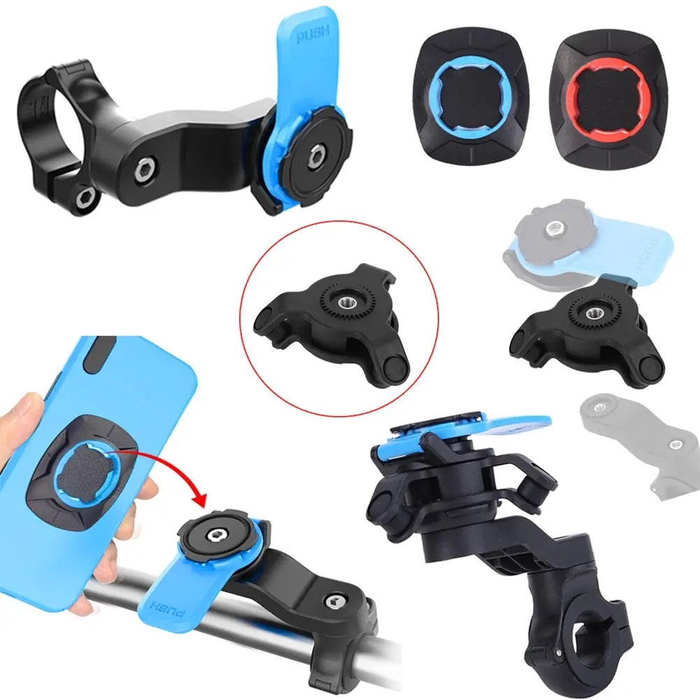 Bike Phone Holder Motorcycle Bicycle Cellphone Stand Mtb Bike Handlebar Smartphone Holder Adjustable Support Bicycle Accessies 1