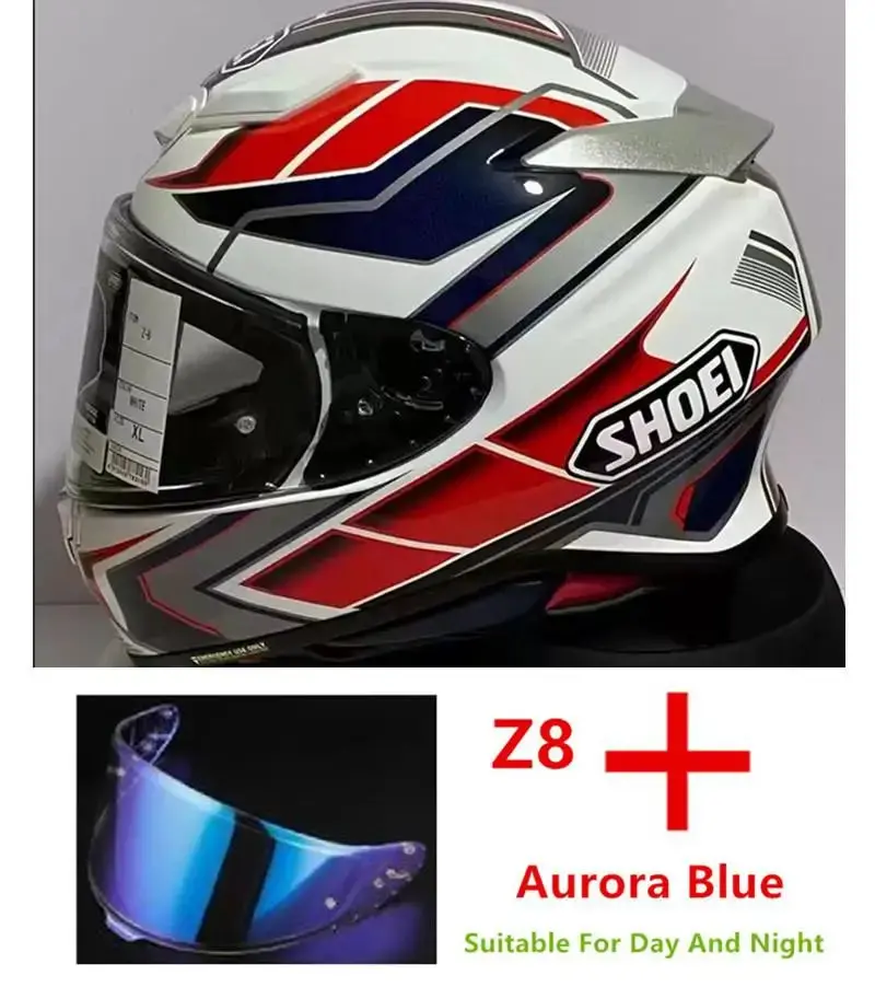 Shoei Z8 Full-Face Motorcycle Helmet – Advanced RF-1400 and NXR-2 Prologue TC-1 model for racing, motocross, and everyday street riding - Image 10