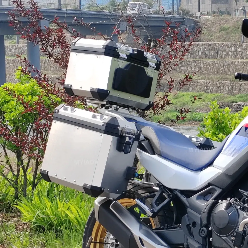 Motorcycle Aluminum Box Pannier Saddlebag Top Case Luggage Rack For Honda Xl750 Transalp Xl 750 2023 2024 Tail Side Box Bracket 5