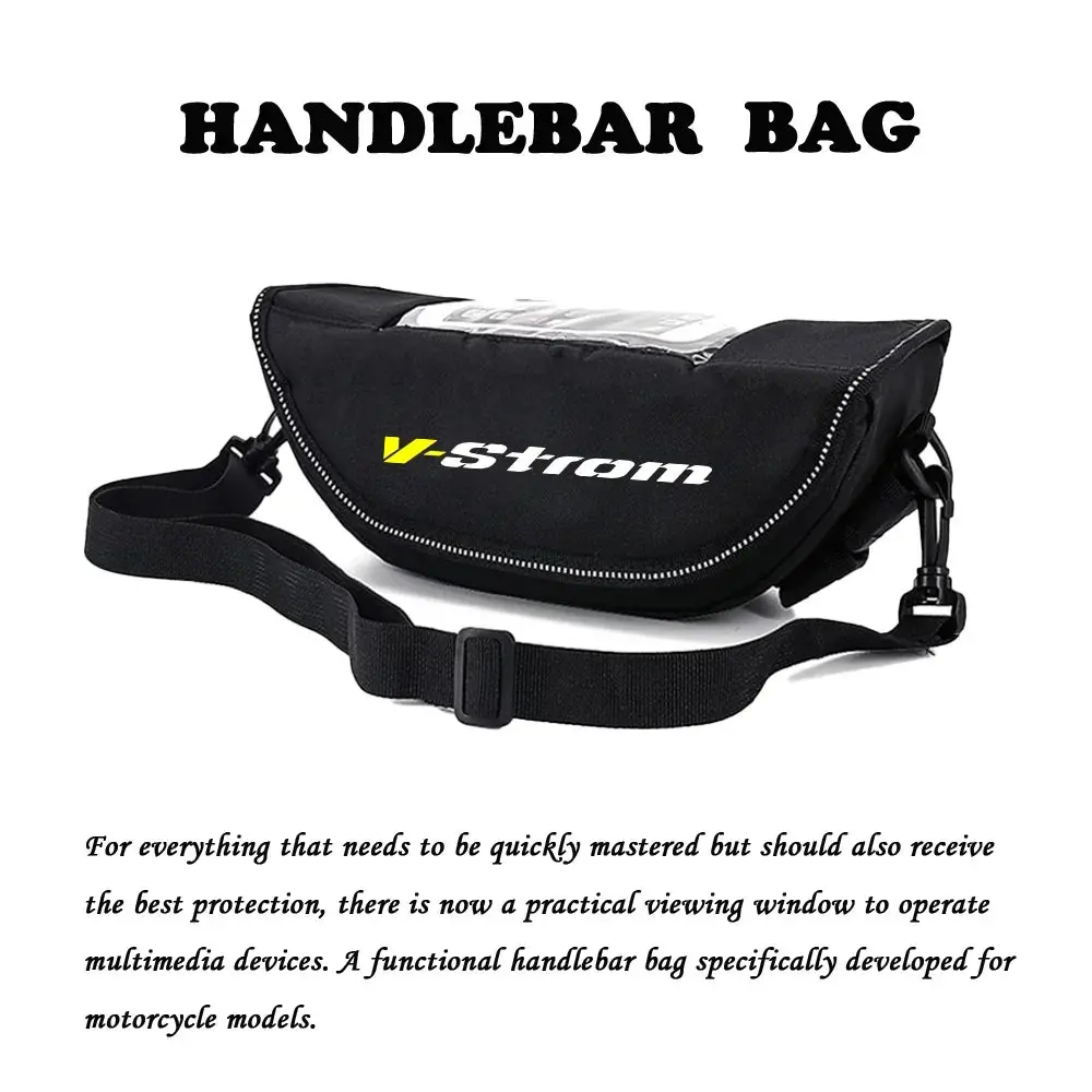 For Suzuki V-Storm 800De V-Strom 800De 2023 Motorcycle Accessories Waterproof Bag Storage Handlebar Bag Travel Tool Bag 3