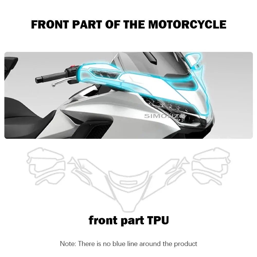Gold Wing 1800 Accessories Motorcycle Pedal Fuel Tank Bottom Cover Protection For Goldwing 1800 Gl1800 F6b Accessories 2023 25