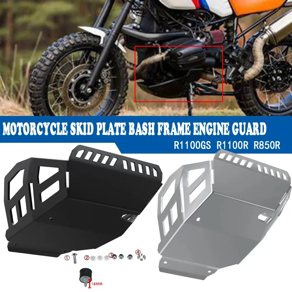 For Bmw R1100gs R1100r R850r 1994-1999 1998 1997 1996 1995 Motorcycle Skid Plate Bash Frame Guard Under Engine Protection Cover 1