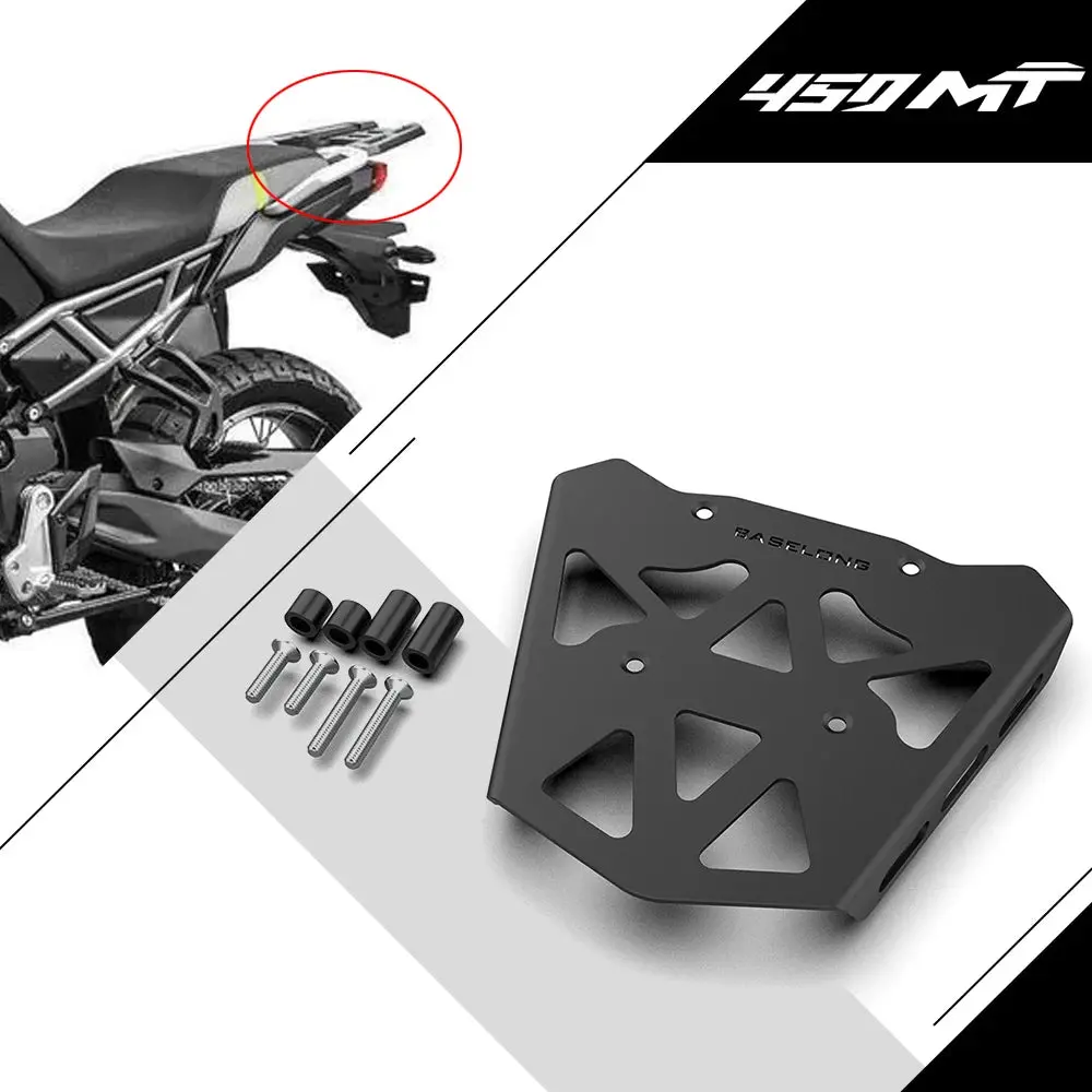 For Cfmoto Cf Moto 450Mt 450 Mt 2024-2025 Motorcycle Accessories Luggage Holder Bracket Rear Luggage Rack Top Case Mount Plate 1
