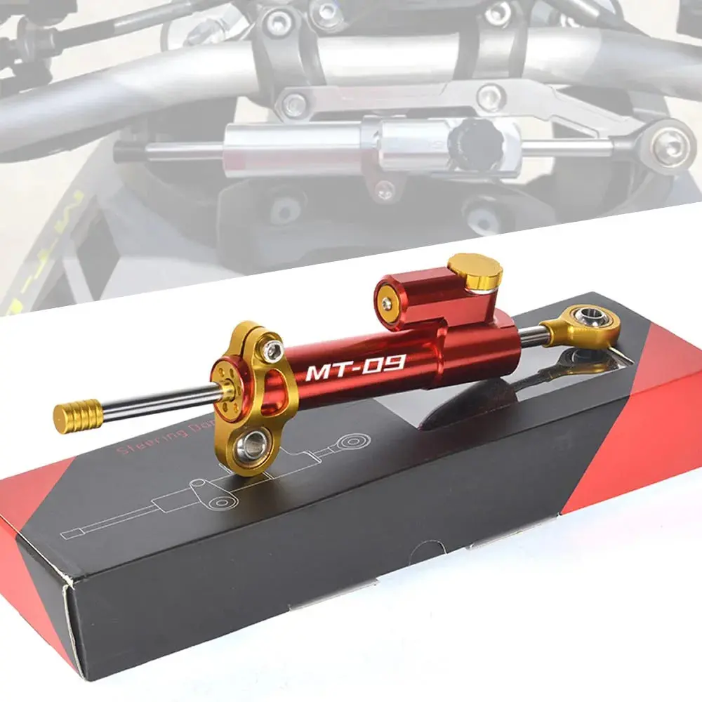 Motorcycle Adjustable Steering Stabilize Damper Safety Control Bracket Mounting Kit For Yamaha Mt09 Mt-09 2013-2023 2021 2022 1