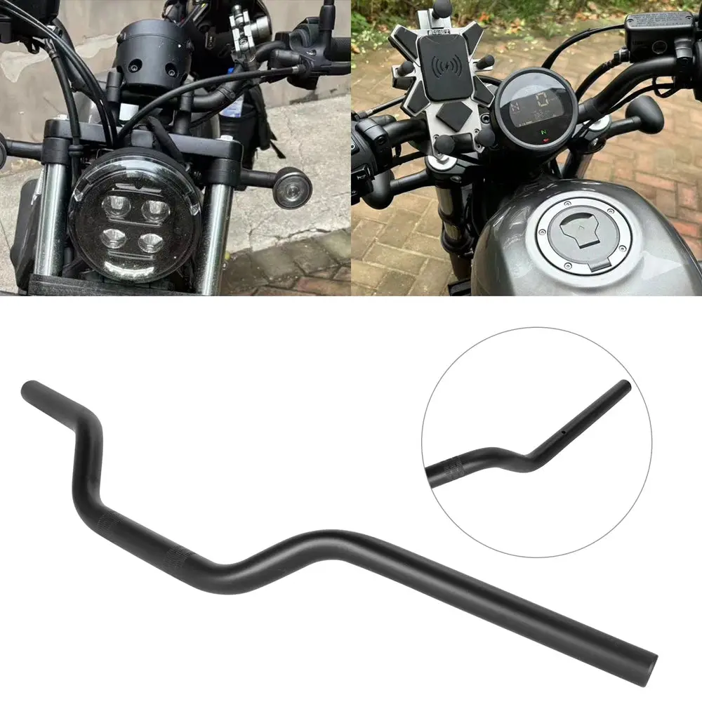 Universal 22Mm 25Mm Motorcycle Bike Tracker Style Bar Handlebar Cafe Racer Old School For Honda Yamaha Suzuki Custom 1