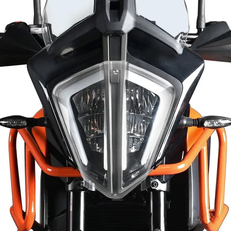 Headlight Head Lamp Light Grille Guard Cover Protector For Ktm 390 790 890 Adventure Adv 2019 2020 2021 2022 2
