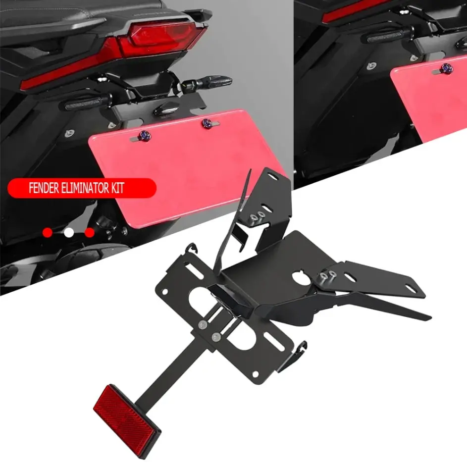 2023 2024 License Plate Holder Fender Eliminator Registration Bracket For Honda Xadv Xadv750 2021 2022 X-Adv Xadv 750 Motorcycle 1