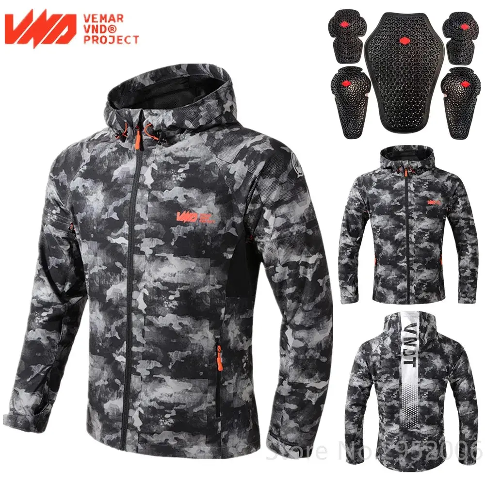 Motorcycle Jackets Mens Casual Moto Riding Jacket Coats Summer Breathable Mesh Waterproof Motocross Racing Jacket 7