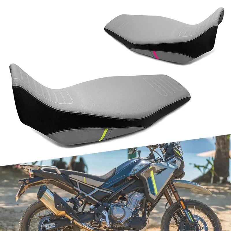 450-Mt Fit For Cfmoto 450 Mt 2023-2024 450/Mt Motorcycle Complete Seat Cushion Pillion Pad Driver Seats Synthetic Leather 450Mt 1