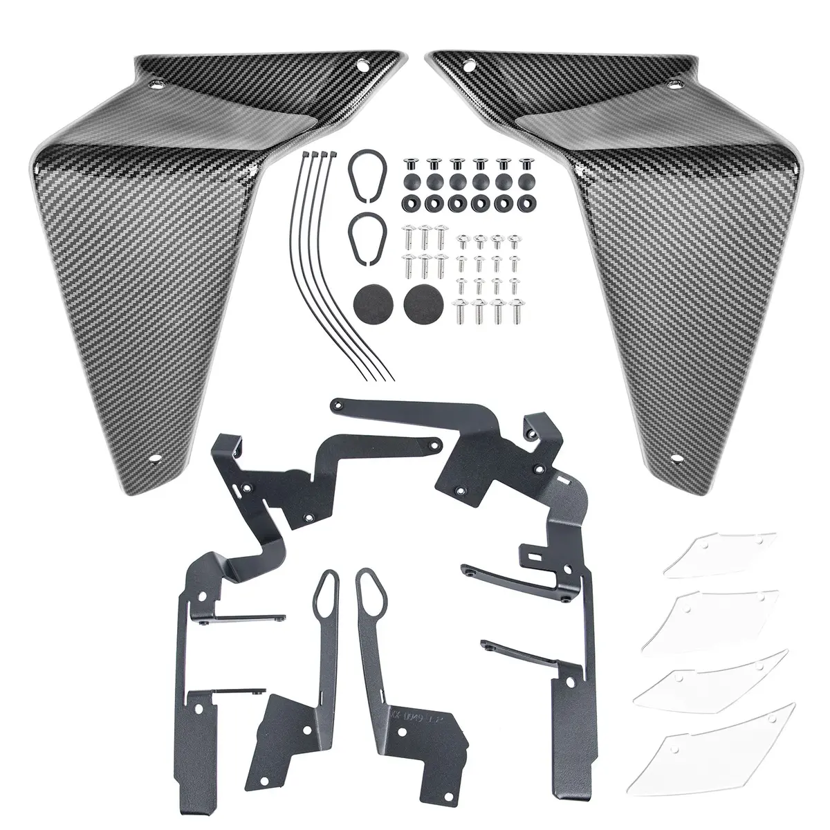 For Yamaha Mt-09 Mt 09 2021 2022 2023 Mt09 Side Downforce Naked Spoilers Fixed Winglet Fairing Wings Motorcycle Accessories 10