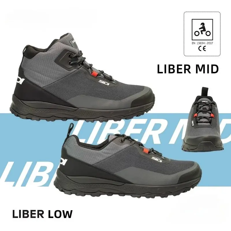 Liber Motorcycle Boots Moto Street Gear 36-44 Leisure Moto Travel Botas Black Ce Mid/Low Motorbike Shoes Motorcycle Equipments 1