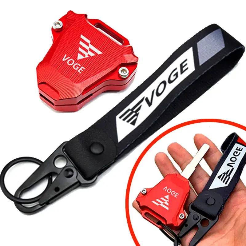 For Voge 300Ac 500Ac 300Rr 650Ds 525R 250Rr Motorcycle Badge Keyring Cnc Key Cover Key Case Shell Voge 250 300 Rr 300 500 Ac 1