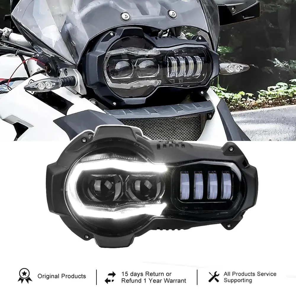 Motorcycle Light 110W Led Front Headlight For Bmw R1200gs Lc 2005 - 2012 R 1200Gs Adventure R 1200 Gs Adv Headlight 1