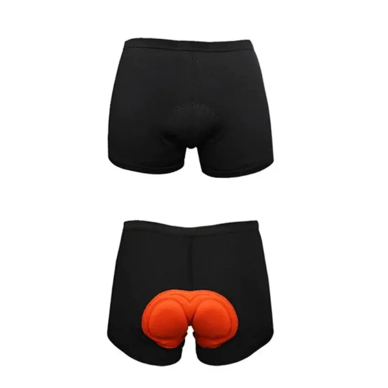 Unisex Black Bicycle Cycling Shorts Solid Cosplay Comfortable Underwear Sponge Gel 3D Padded Bike Cycling Shorts 2