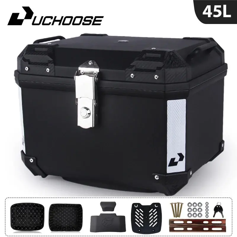 45L Motorcycle Tail Box Universal For R1200gs R1250gs F800gs F850gs G310gs F750gs Top Rear Luggage Tool Tail Box Large Capacity 21