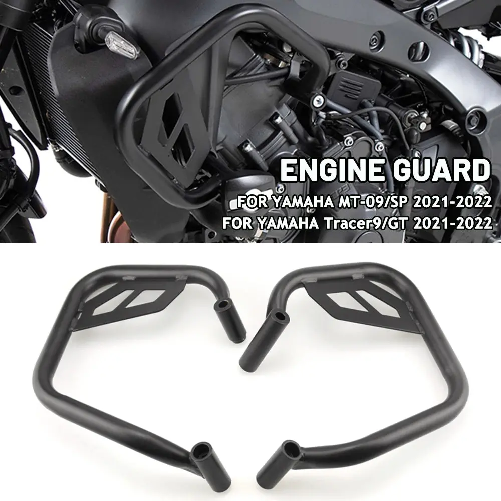 Mtkracing For Yamaha Tracer 9 Gt Mt-09 Mt09 2021 2022 Motorcycle Bumper Engine Guard Crash Bar Body Frame Protector Accessories 1