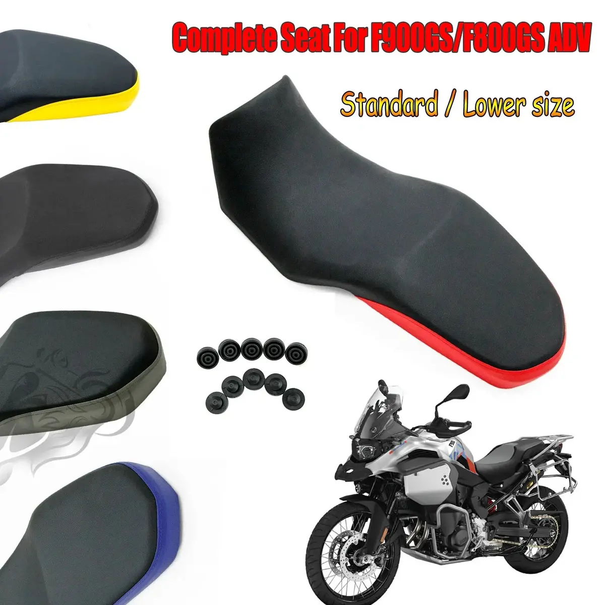 Fit For 2024 - 2025 Bmw F800gs F900gs Adventure Motorcycle Complete High Or Low Driver Seat Pillion Cushion F800 F900 Gs Adv 1