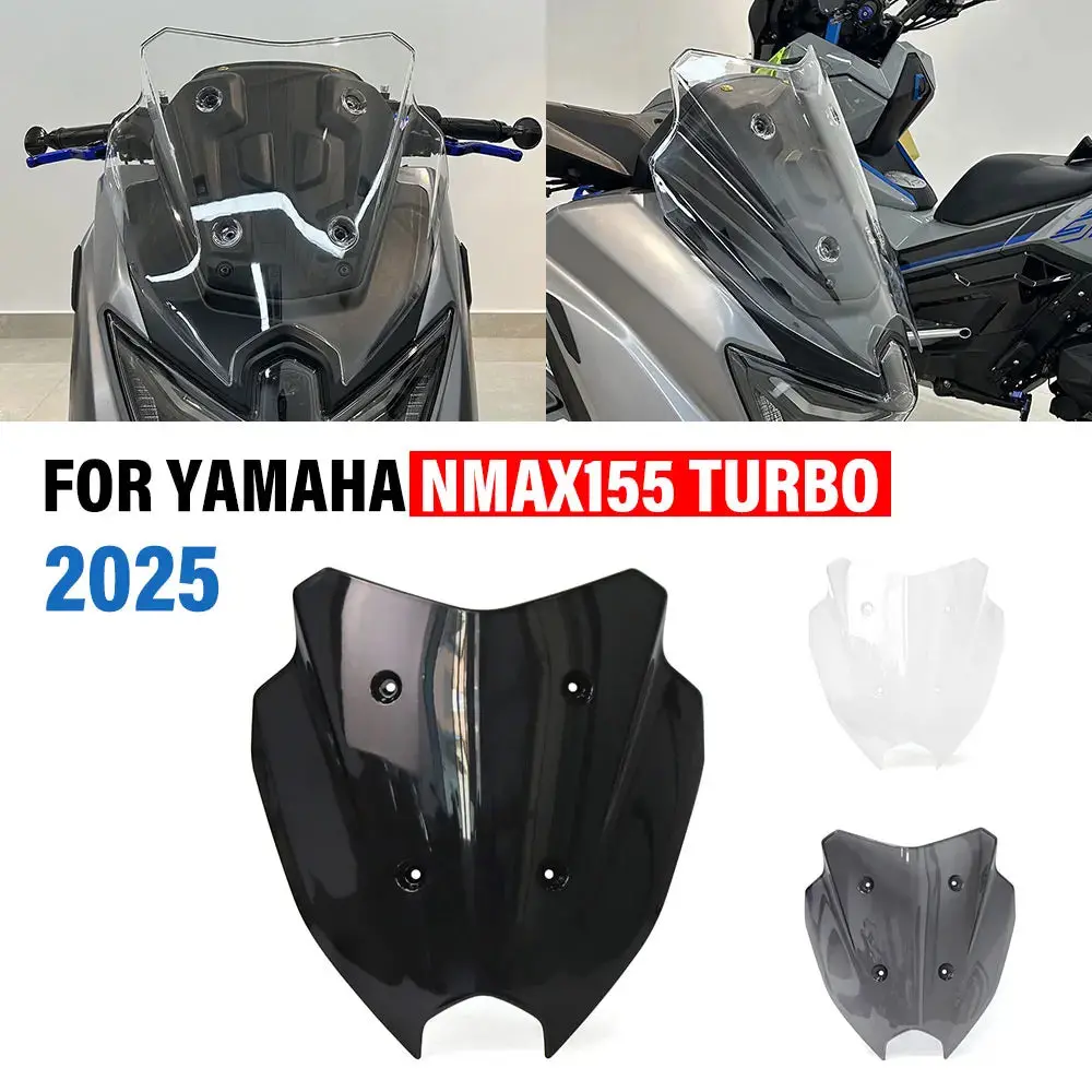 New Motorcycle Windscreen Guard For Yamaha Nmax155 Turbo Nmax125 Nmax155 V3 2025 Shield Deflector Windshield Fairing Accessories 1