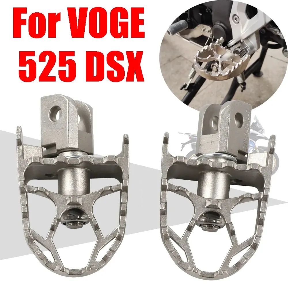 For Loncin Voge Valico 525Dsx Dsx525 Ds525x Dsx 525 Dsx Ds X Accessories Rotatable Footrest Footpegs Foot Pegs Foot Rests Pedal 1