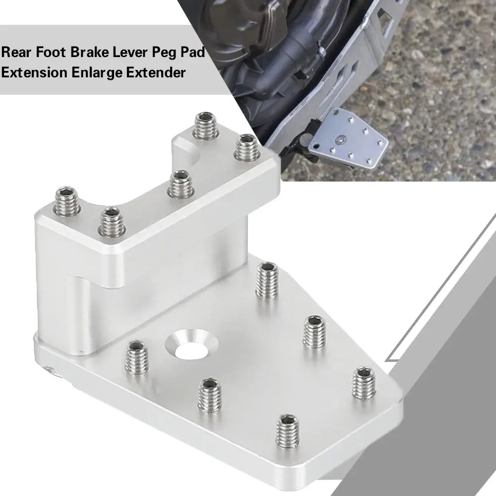 2019-2023 For Yamaha T7 Tenere 700 Motorcycle Brake Pedal Extension Step Tip Plate Enlarge Peg Pad Extender Xtz700 Tenere 700 T7 1