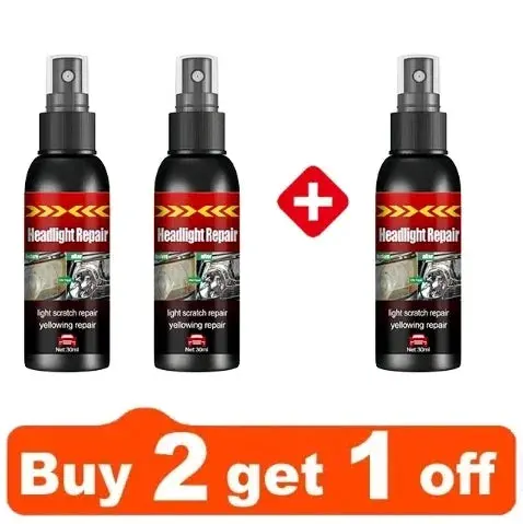 Car Headlight Restoration Fluid - Fast Remove Yellowing & Scratches, Restore Clarity & Shine, Enhance Night Driving Safety 4