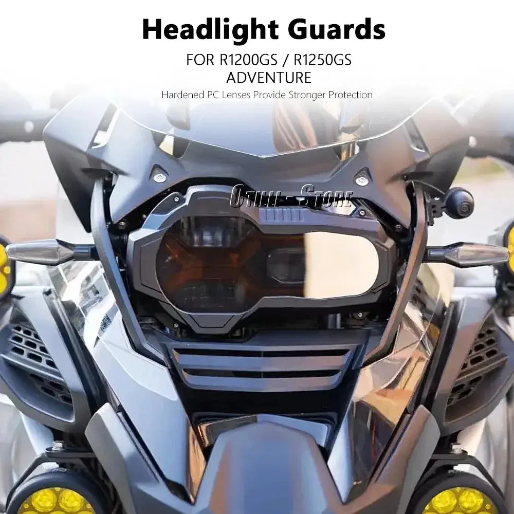 For Bmw R1200gs R 1200 Gs Lc Adventure R1250gs Adventuer R 1250 Gs Adv Motorcycle Pc Headlight Guard Protector Cover Protection 2