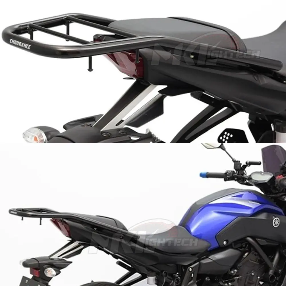 Mtkracing Top Box Bracket For Yamaha Mt-07 2021-2024 Fz-07 Motorcycle New Luggage Rack Rear Rack Carrier Kit 2