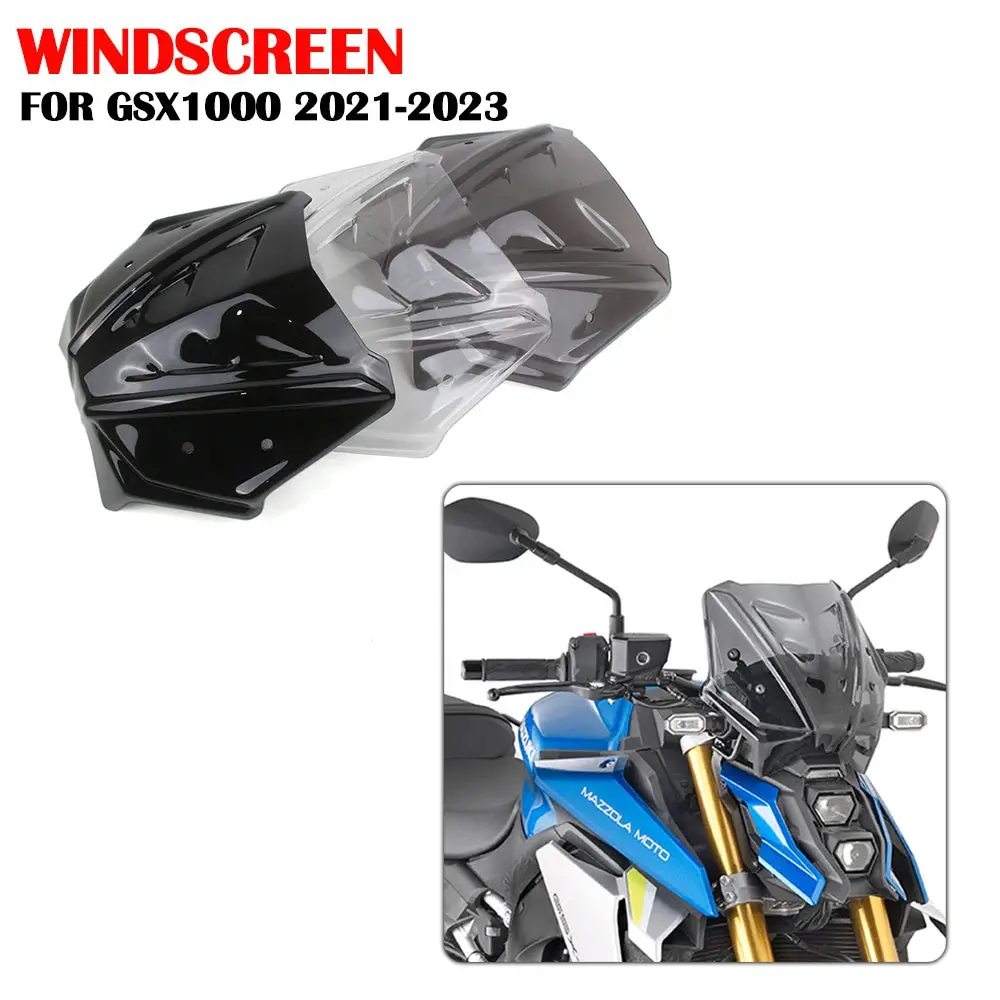 For Suzuki Gsx-S1000 Gsxs1000 Gsxs Gsx-S 1000 Windscreen Windshield Wind Deflector Motorcycle For Suzuki Gsxs 1000 2021-2023 1