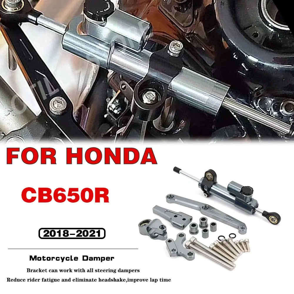 New Cb650r Motorcycle Steering Stabilizer Damper Mounting Bracket Kit For Honda Cb 650 R Cb650r 2018 2019 2020 2021 1