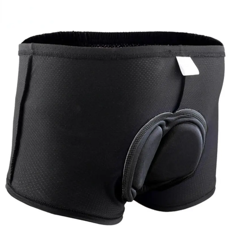 Unisex Black Bicycle Cycling Shorts Solid Cosplay Comfortable Underwear Sponge Gel 3D Padded Bike Cycling Shorts 2