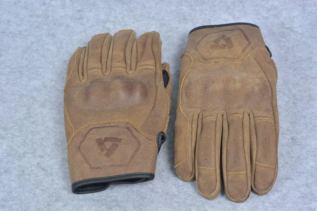 Revit Palmer Motorcycle Retro Urban Classic Gloves Genuine Cowhide Leather Motorbike 2